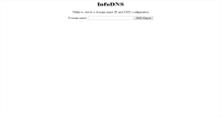 Desktop Screenshot of infodns.net