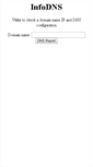Mobile Screenshot of infodns.net